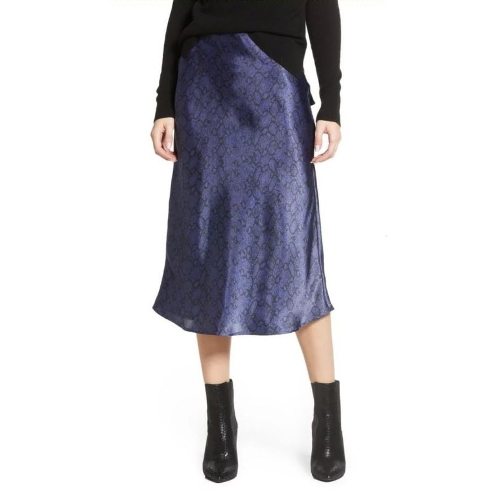 Snakeskin Animal Print Skirt size S